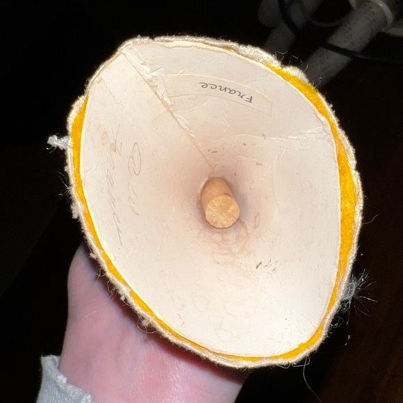 Vintage Miniature Doll Ornament Detailed Fabric Made in France - Picture 7 of 8